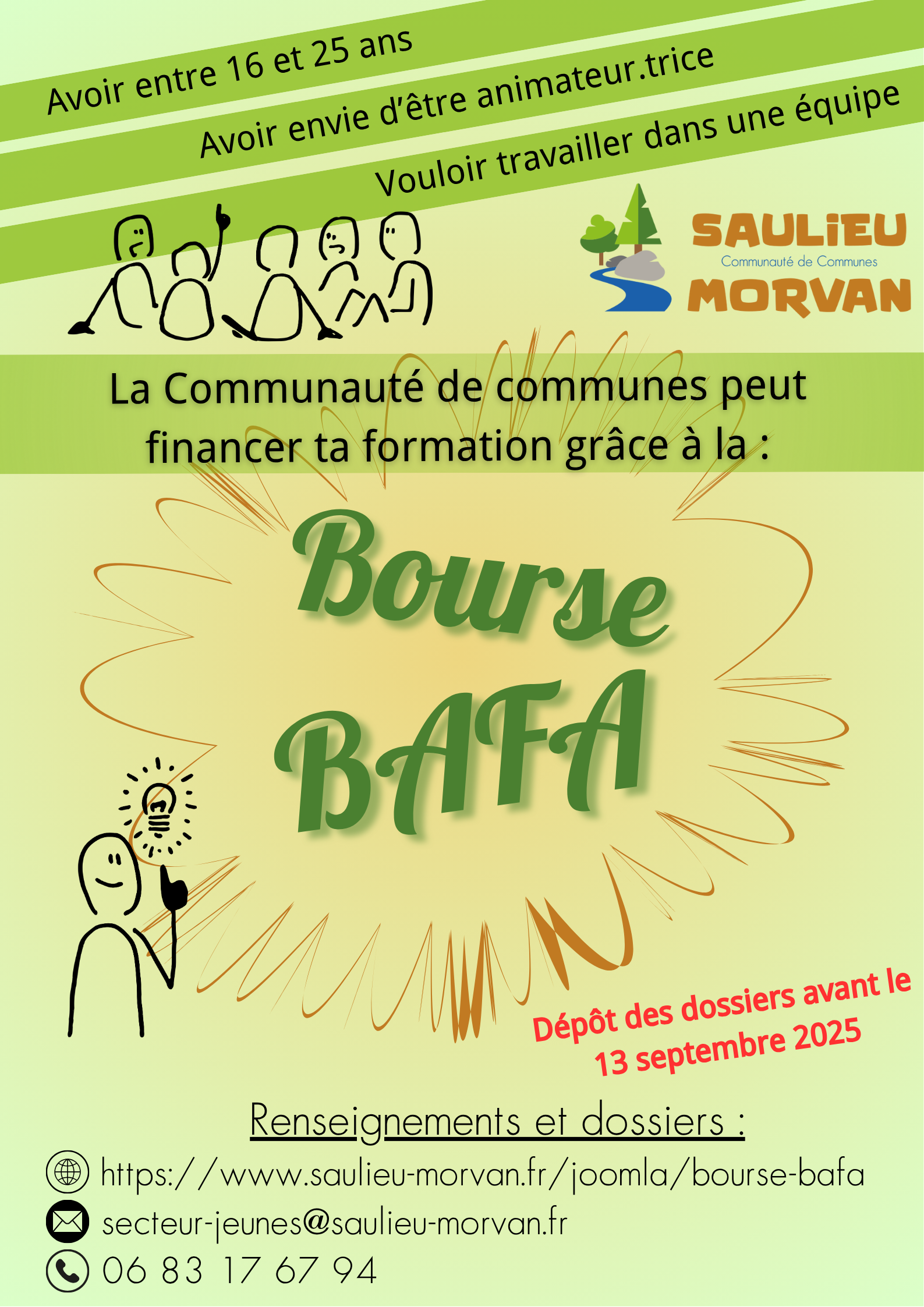 Affiche Bourse bafa 202526