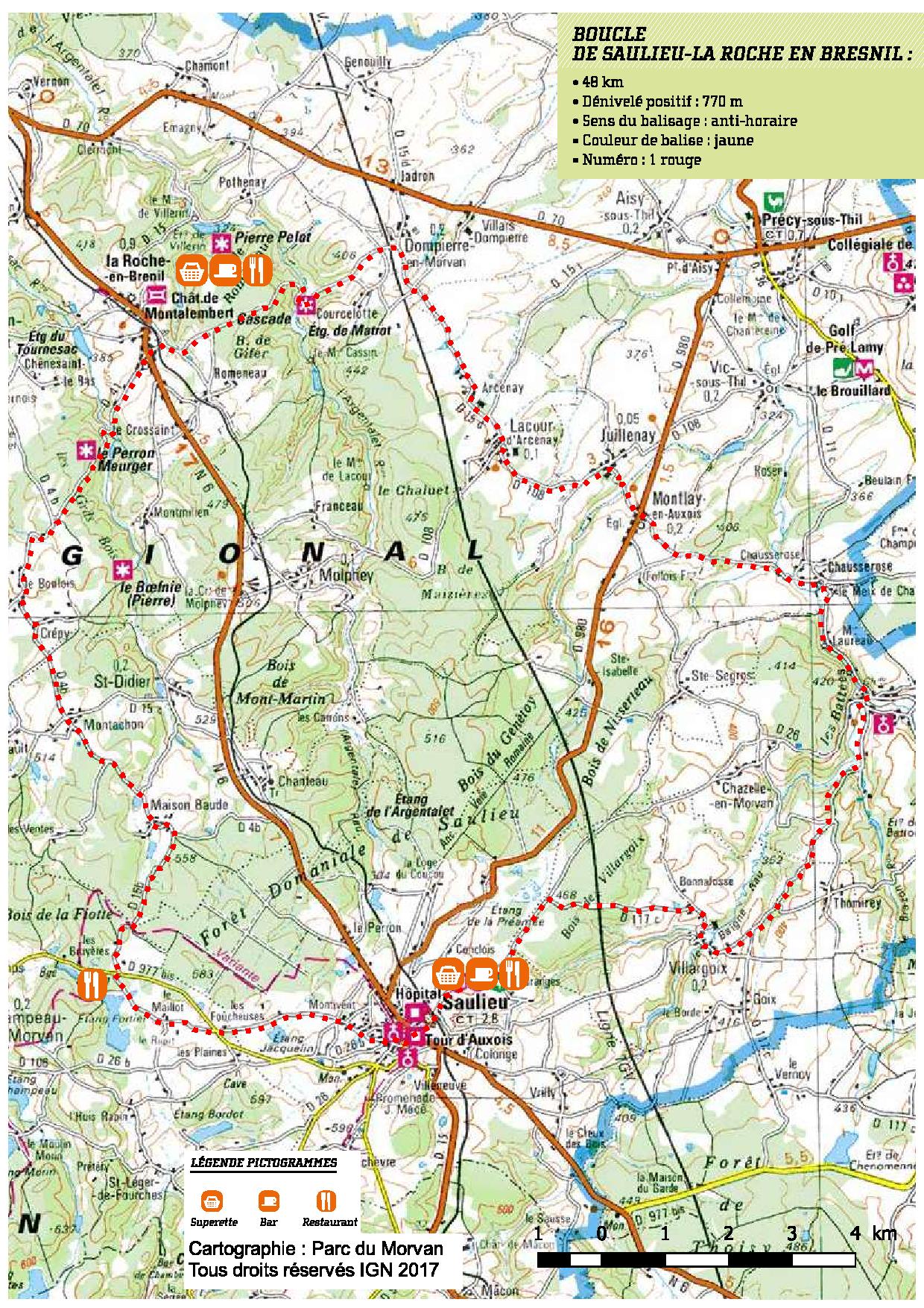 Circuit 1 Saulieu La Roche en Brenil page 002